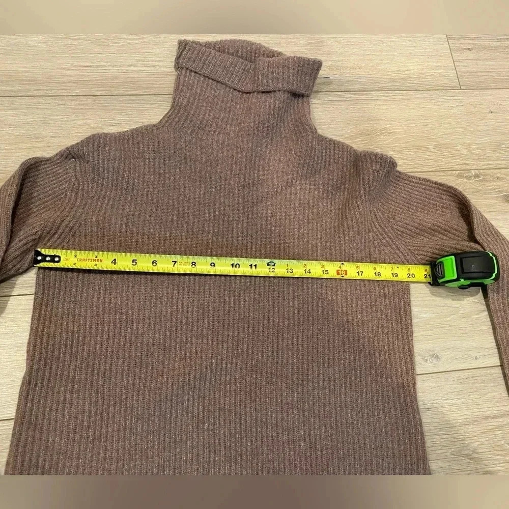 Nordstrom Women's‎ Signature Funnel Neck Tunic Lux Sweater 100% Cashmere S NWOT - Picture 10 of 11
